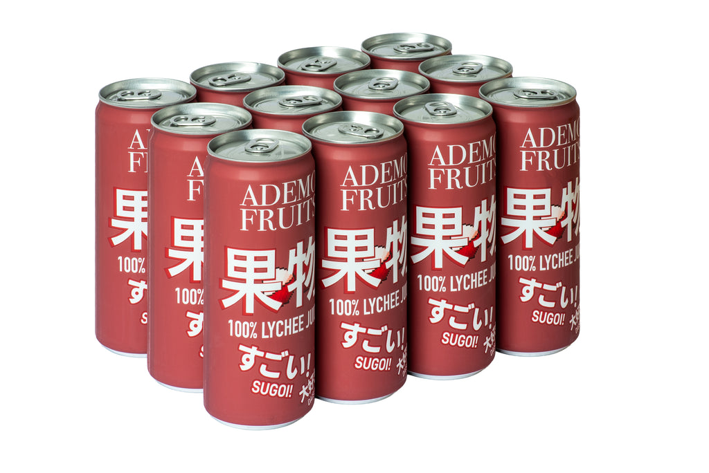 100% LYCHEE JUICE — from £2.50/can | 12 or 24 Cans